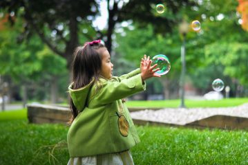 Girl & Bubble